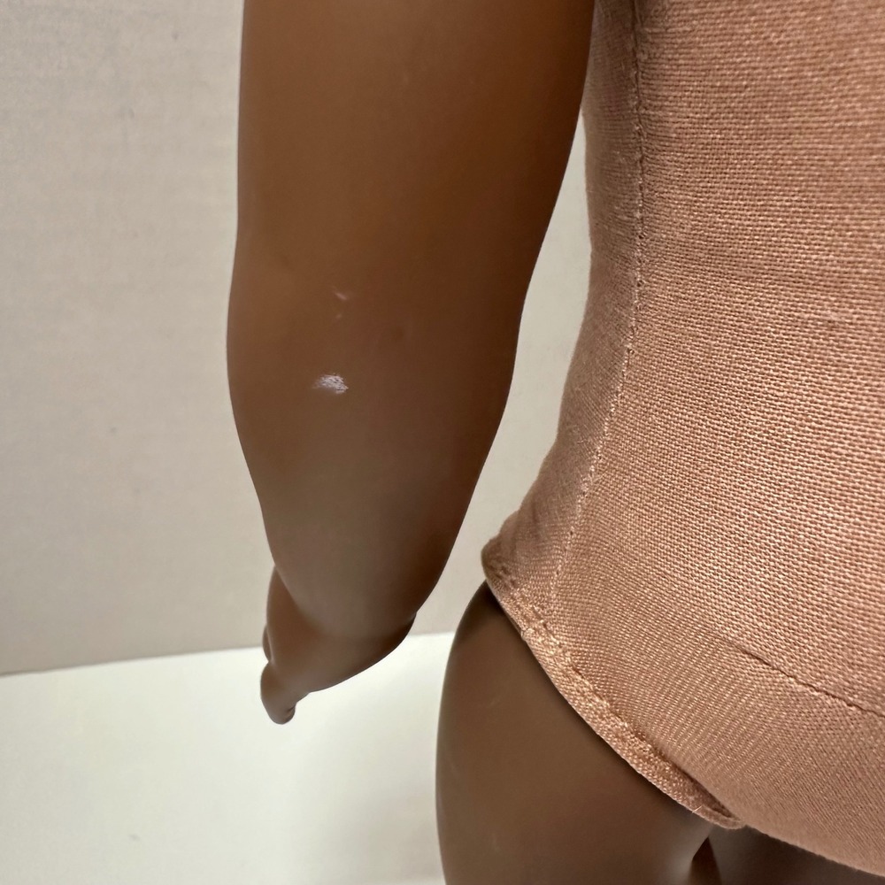 American Girl 18" Doll Dark Skin Brown Eyes Curly Hair TLC Nude - Picture 15 of 16